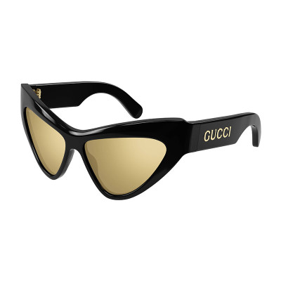 New GUCCI Sunglasses Black Gold Cat Eye Square Gradient Lens Womens Gucci GG1189S 002 Sunglasses Women main image 3