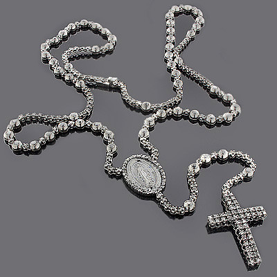 ★関税/送料込★VIVASTUDIO★BLACK DIAMOND ROSARY NECKLACE fancy-black-diamond-