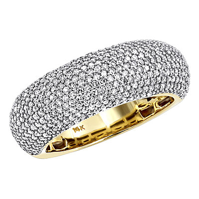 [14K] Pave diamond point ring 11号 14K] Pave diamond point ring - DAUGHTERS JEWELRY