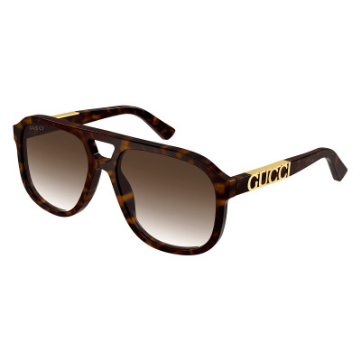 Gucci Havana Aviator Sunglasses Gucci Havana Men's Aviator