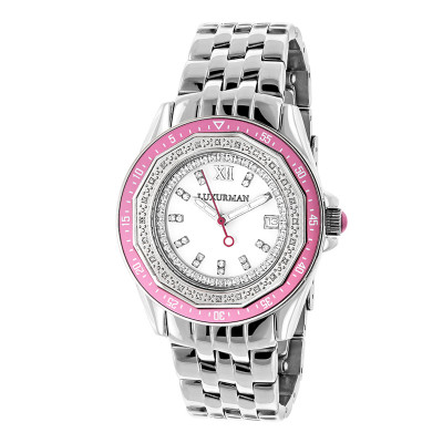 luxurman-womens-diamond-pink-  display picture 1