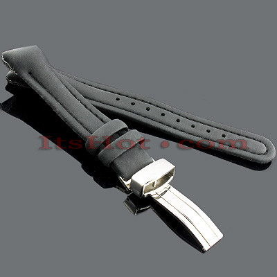 ●BLACKPURPLE● Rodeo Western multi strap_Black polyurethane-watch-bands-for-