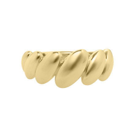 Unisex Yellow 10K San Marco Ring HD5039