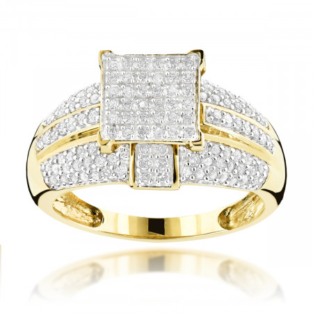 14K Gold Diamond Engagement Ring 0.93ct 800953