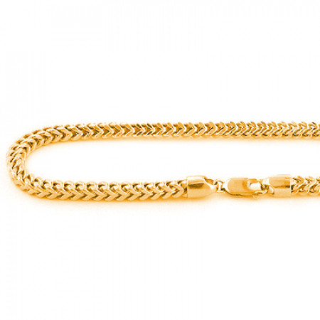 14k Solid Yellow Gold Franco Chain 4mm 24-... FRC4-1
