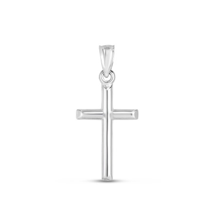 14K Yellow & White Gold Cross Pendant HD0252
