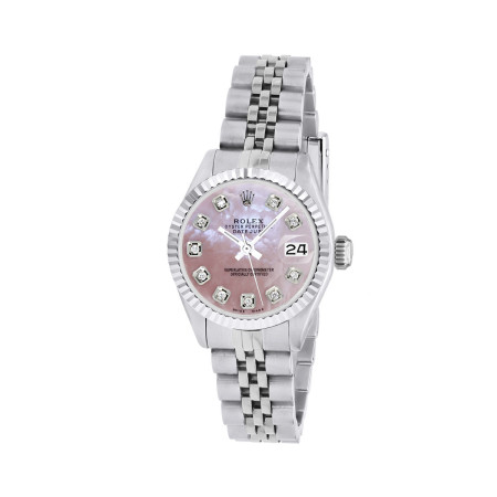 Women's Diamond Rolex Datejust 26mm Watch ... W00363