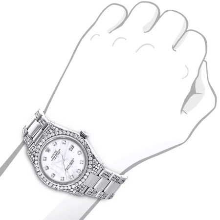 34mm Diamond Bezel & Band Rolex Datejust W... 969116