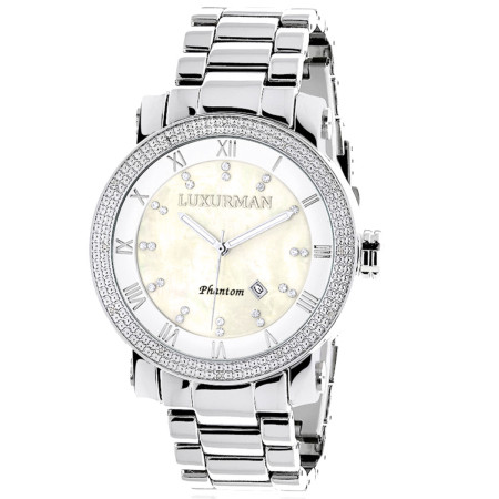 Luxurman Diamond Men's Diamond Watch 0.12ct 964982