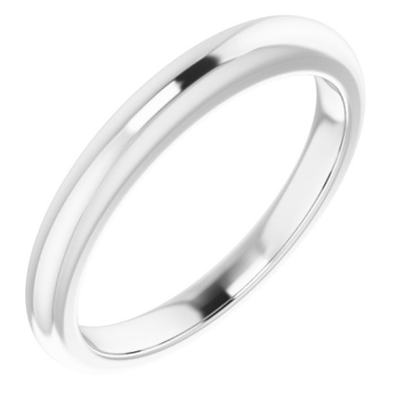 Ada Stackable Diamond Wedding Band in White color  STB144
