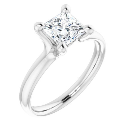 Amelia 1.25 Carat Square Diamond Solitaire Engagement Ring ST004DNS