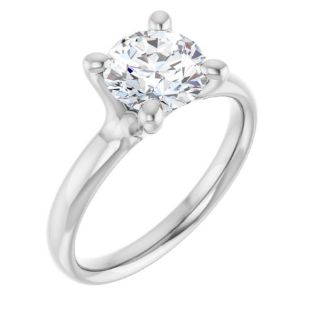 Amelia 1.5 Carat Round Diamond Solitaire Engagement Ring ST004DNR