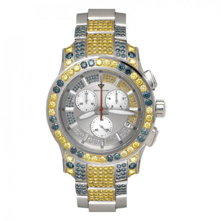 Luxury Diamond Men's Aqua Master Rose Gold Watch 8.00ct 963649