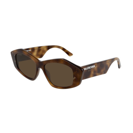 Balenciaga Women's Designer Cat Eye RX-Sunglasses BB0106S002 Brown Lenses M14687