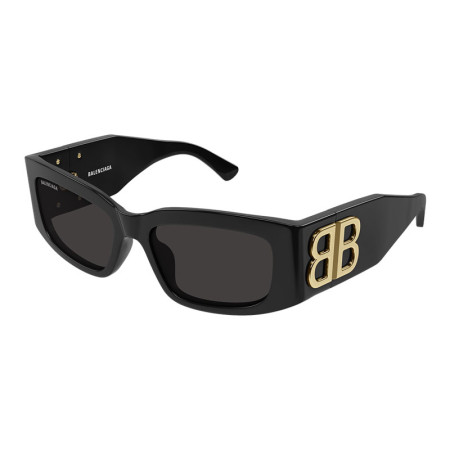 Balenciaga Women's Designer Rectangle Sunglasses BB0360S005 Grey Lenses M13681