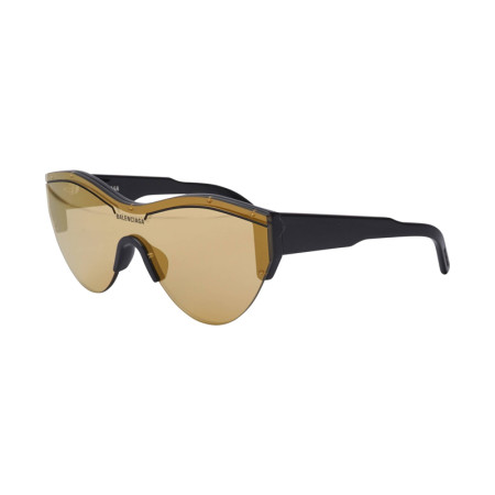 Balenciaga Women's Designer Shield RX-Sunglasses BB0004S006 Gold Mirror Lenses M14688