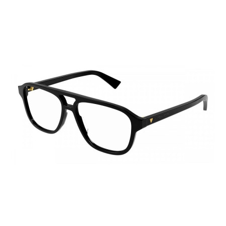 Bottega Veneta Men's Designer Aviator Eyeglasses BV1294O001 Clear Demo Lenses M14785