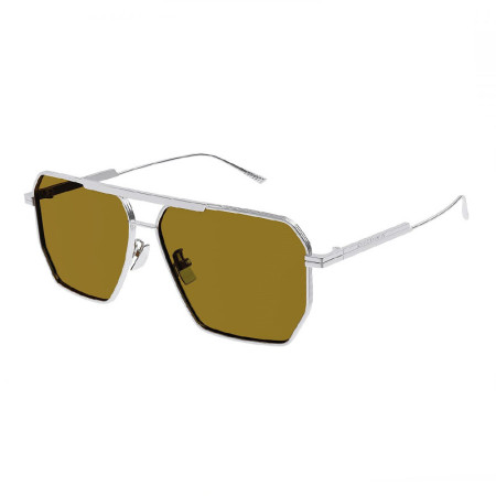 Bottega Veneta Unisex Designer Aviator RX-Sunglasses BV1012S007 Metal Frame M07371
