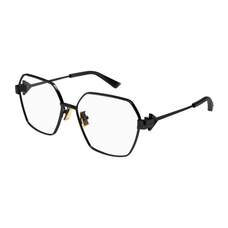 Bottega Veneta Women's Designer Geometric Eyeglasses BV1224O001 Metal Frame M14135