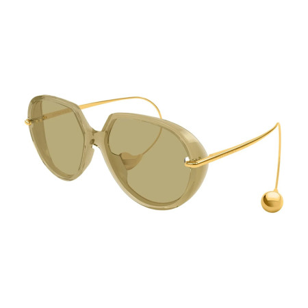 Bottega Veneta Women's Designer Square Sunglasses BV1436S004 Brown Lenses M15000