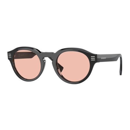 Burberry Men's Designer Round RX-Sunglasses BE4404F300184 Dark Pink Lenses M08817