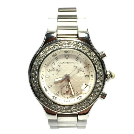 Cartier Chronoscaph 21 Stainless Steel Dia... S000519