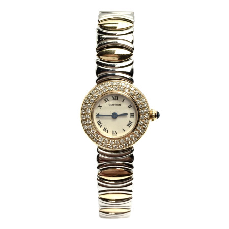 Cartier Colisee 18K Yellow Gold Women's Diamond Watch 24mm 0.82ct S000390