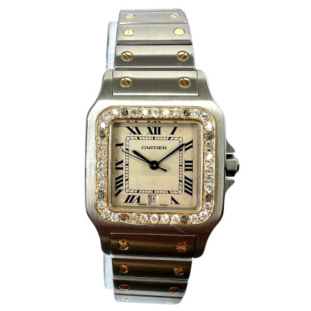 Cartier Santos de Cartier Galbee 18K Gold and Stainless