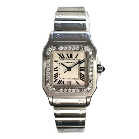 Cartier Santos de Cartier Galbee Stainless Steel Women's