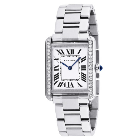 Cartier Tank Solo Stainless Steel Diamond ... S000528