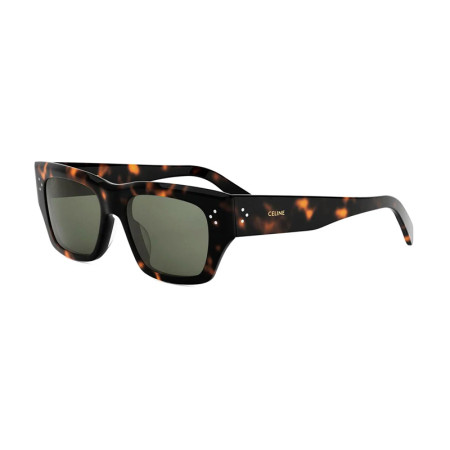 Celine Unisex Designer Square RX-Sunglasses CL40297U52N Green Lenses M15140