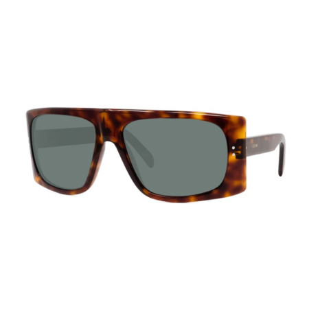 Celine Women's Designer Geometric RX-Sunglasses CL40089I52N Green Lenses M15042