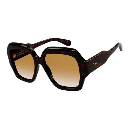 Chloe Women's Designer Square RX-Sunglasses CH0154S002 Brown Gradient Lenses M14693