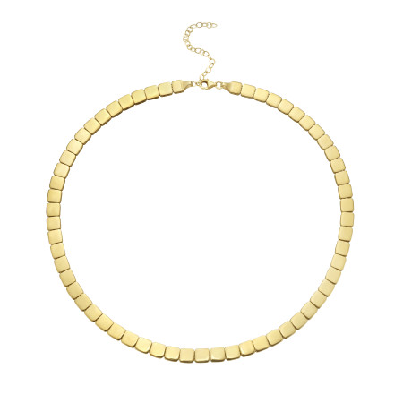 6mm Cube Bracelet for Men & Women | 14K Yellow Gold | Lobster Clasp HD5141