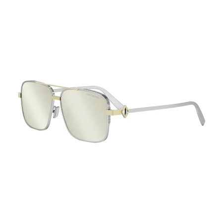 Dior Men's Designer Square RX-Sunglasses CDDIAMONDS9FF2A5 Silver Mirror Lenses M12846