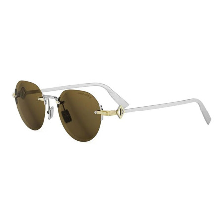 Dior Men's Designer Square Sunglasses CDDIAMONDR5UF2H0 Brown Lenses M12861