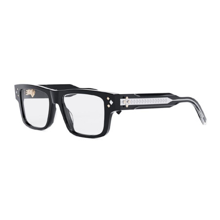 Dior Unisex Designer Square Eyeglasses CDDIAMONDOS3I1000/53 Clear Demo Lenses M09564