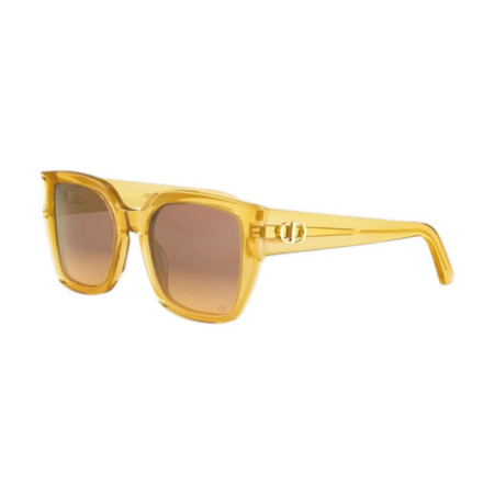 Dior Women's Designer Square RX-Sunglasses DIORGLOWS1I66D2 Brown Gradient Lenses M12856
