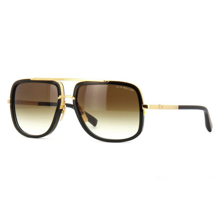 Dita Men's Designer Aviator Gold Sunglasses MACH-ONE-DRX-2030B-G Metal Frame M03948