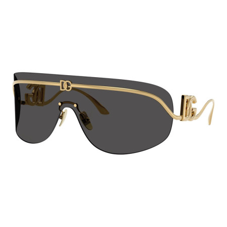 Dolce & Gabbana Women's Designer Shield Sunglasses DG232002/87 Metal Frame M13671