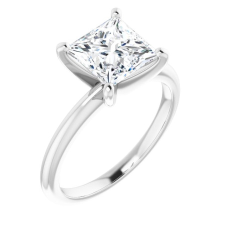 Elliana 2 Carat Square Diamond Solitaire Engagement Ring ST106DNS