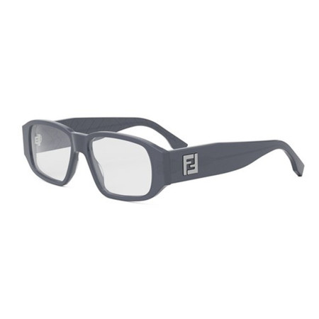 Fendi Men's Designer Rectangle Eyeglasses FE50115I54020 Clear Demo Lens M13696