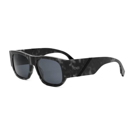 Fendi Men's Designer Rectangle RX-Sunglasses FE40156I55A Grey Lenses M15610