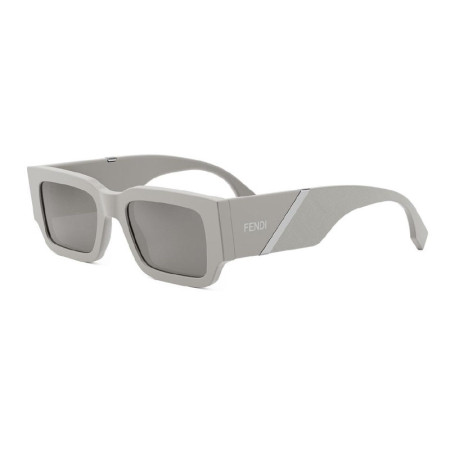 Fendi Men's Designer Square RX-Sunglasses FE40131I20C Grey Mirror Lenses M09029