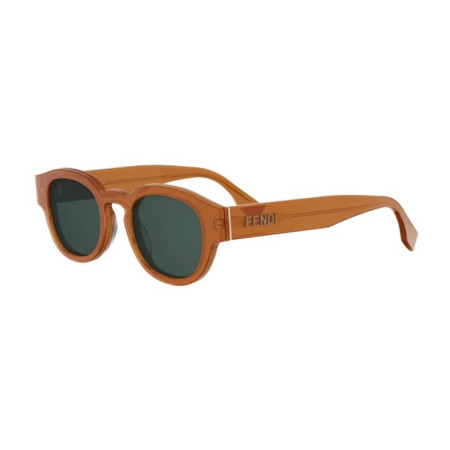 Fendi Women's Designer Round RX-Sunglasses FE40182I44N Green Lenses M15162