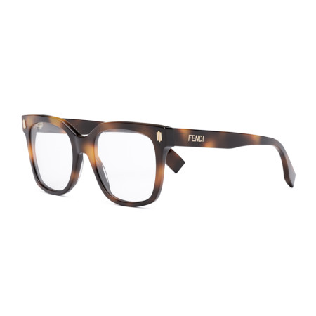 Fendi Women's Designer Square Eyeglasses FE50054I52053 Clear Demo Lenses M15602
