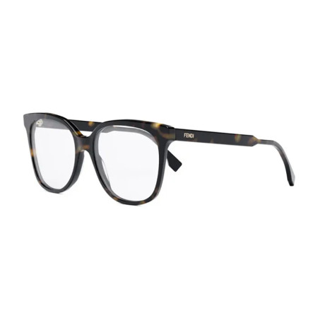 Fendi Women's Designer Square Eyeglasses FE50058I54052 Clear Demo Lenses M15595