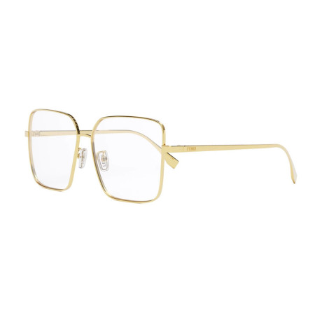 Fendi Women's Designer Square Eyeglasses FE50063U56030 Clear Demo Lens M13691