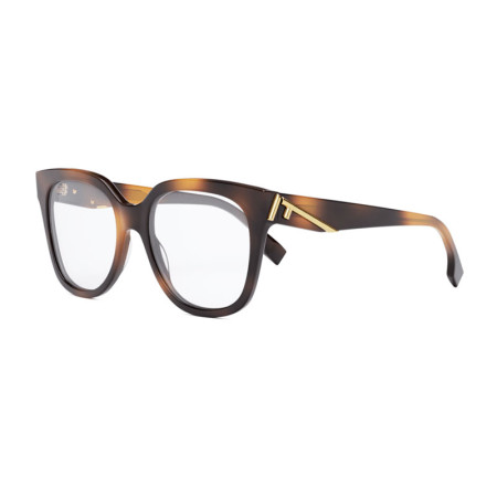 Fendi Women's Designer Square Eyeglasses FE50064F57053 Clear Demo Lens M08989