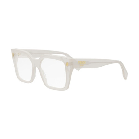 Fendi Women's Designer Square Eyeglasses FE50085I53021 Clear Demo Lenses M15598